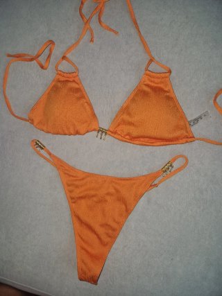 Bikini Naranja Mujer Talla XL
