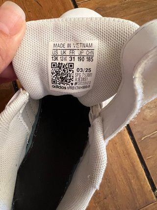 Zapatillas Adidas Infantiles Blancas