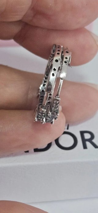 Pendientes Pandora de plata y circonitas