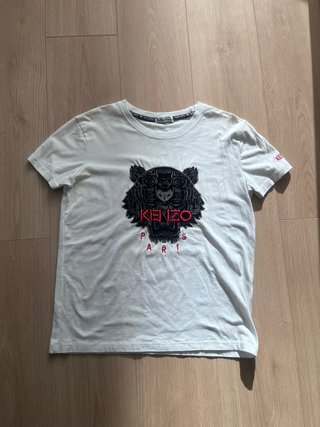 Camiseta Kenzo Tiger Paris Blanca