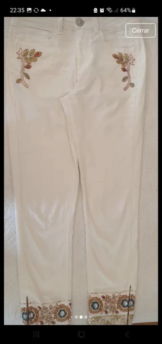 Pantalón Blanco Desigual