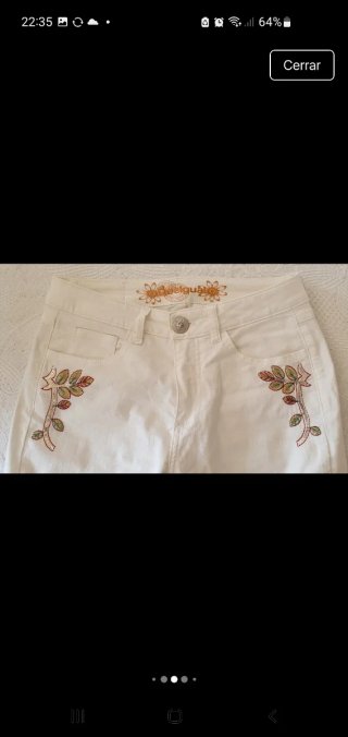Pantalón Blanco Desigual