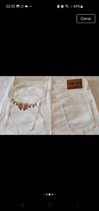 Pantalón Blanco Desigual