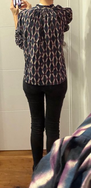 Camisa Oversized Estampada Talla L
