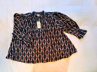 Camisa Oversized Estampada Talla L