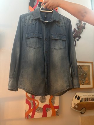 Camisa Vaquera Azul Talla M