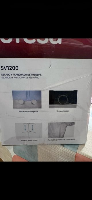 Secador y Planchador de Camisas Ufesa SV1200