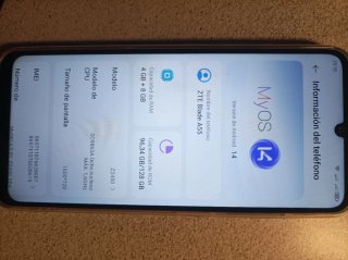 Movil ZTE NUEVO Blade A55 128GB Negro