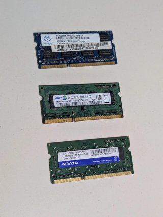 Lote 3 Módulos RAM DDR3 2GB