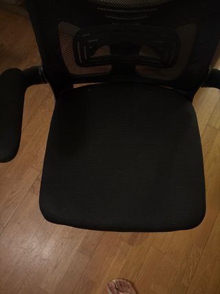 Silla de oficina ergonómica negra