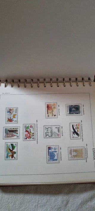 9 Álbumes Sellos España y Barcelona 92 Filabo