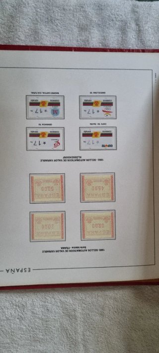 9 Álbumes Sellos España y Barcelona 92 Filabo