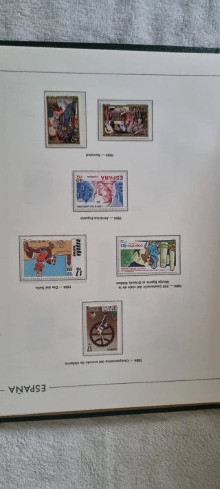 9 Álbumes Sellos España y Barcelona 92 Filabo