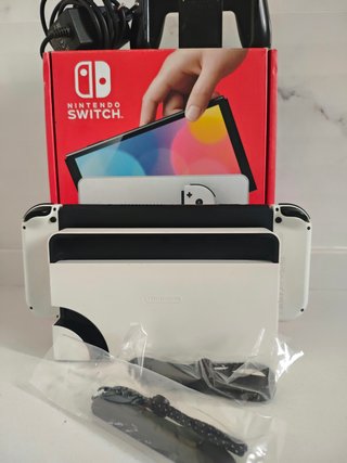 COMO NUEVA! Nintendo Switch OLED Blanca