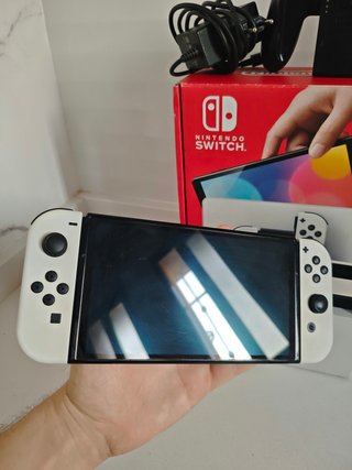 COMO NUEVA! Nintendo Switch OLED Blanca