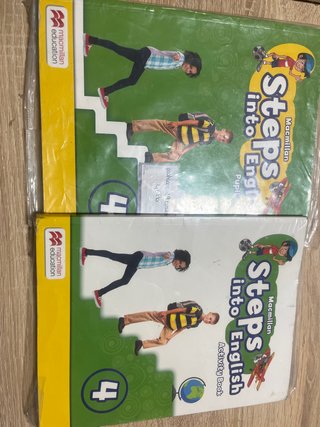 Libros de ingles steps into english 4 de primaria