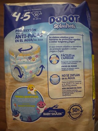 Dodot Splashers Talla 4-5 (9-15kg) sin abrir
