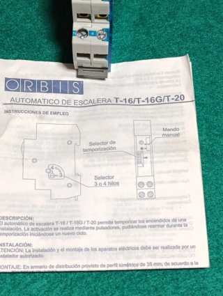 Lote  Interruptor horario Orbis T-20