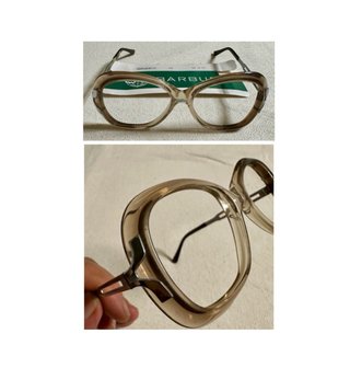 Años 70, Gafas Barbudo Mujer. Marrón/Gris Nuevas.
