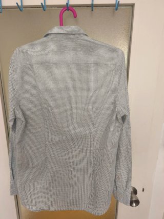 Camisa Tommy Hilfiger Azul/Blanco Talla M