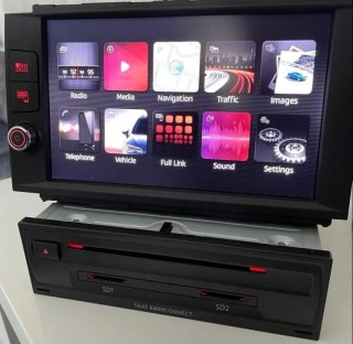 Sistema Mib2 Seat Leon con Pantalla 8