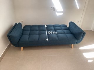 Sofá Cama Azul