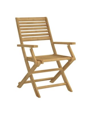 Set de 4 Sillas Plegables de Madera