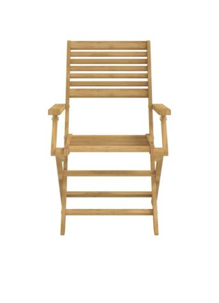 Set de 4 Sillas Plegables de Madera