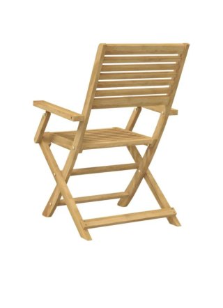 Set de 4 Sillas Plegables de Madera