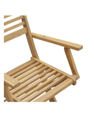 Set de 4 Sillas Plegables de Madera