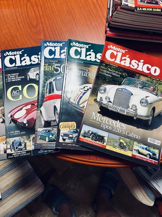 Revistas de coches clasicos y revistas de slot