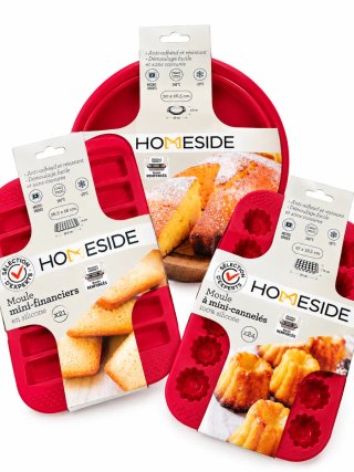 Set de 3 Moldes de Silicona Homeside