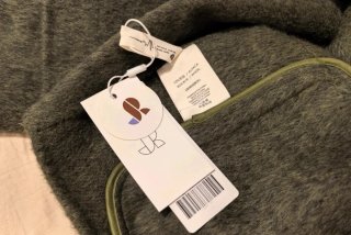 Chaqueta de lana verde oliva