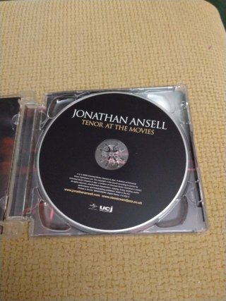 CD JONATHAN ANSELL ( Tenor at the Movies)