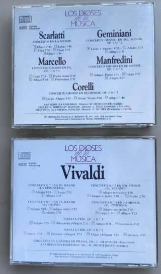 CDs variados del barroco y clasicismo