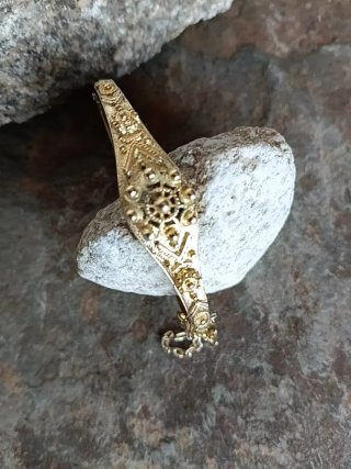 Pulsera de Filigrana en Plata Chapada en Oro