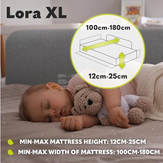 Protector de Cama Plegable Lionelo Lora XL