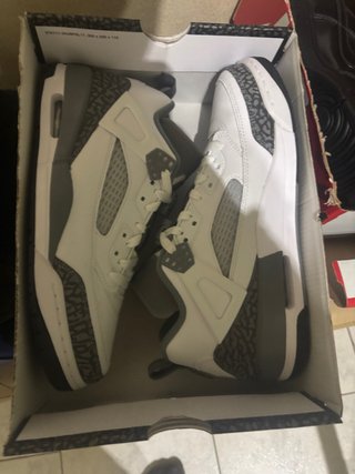 Scarpe Nike Air Jordan 3 Grigio Bianco