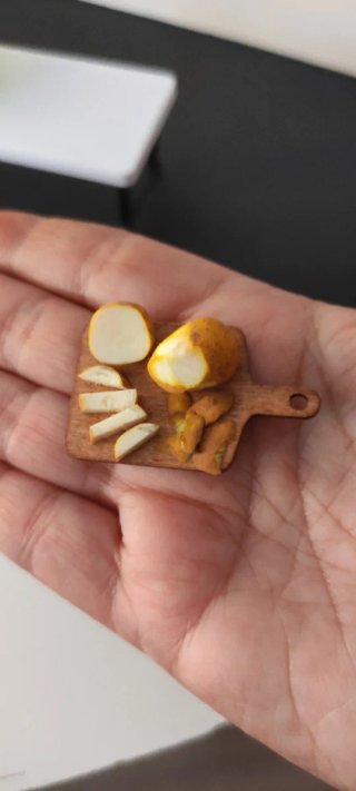 Patatas miniatura para casa de muñecas