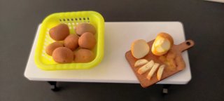 Patatas miniatura para casa de muñecas