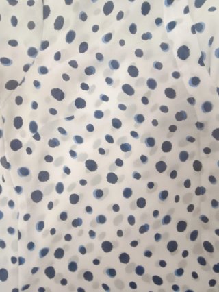Camicia donna BPC pois blu taglia S