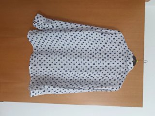 Camicia donna BPC pois blu taglia S
