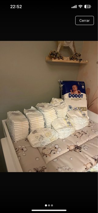 130 Pañales Dodot Sensitive Talla 1