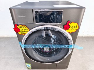 LAVADORA CECOTEC INOX 12 KILOS 1400 RPM. A+++