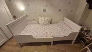 Cama Infantil Convertible Blanca