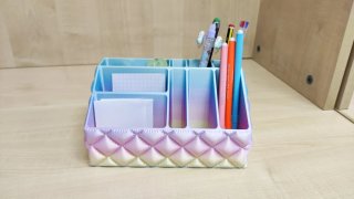 Organizador de escritorio multicolor