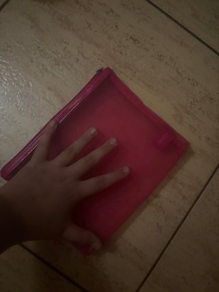 Neceser Kiko Milano Rosa Transparente
