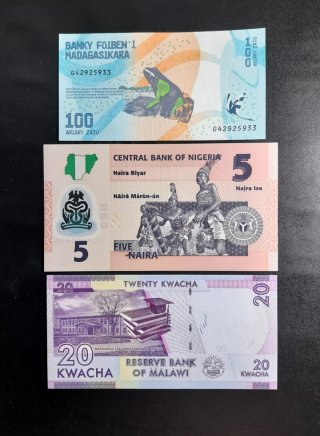 Lote Billetes Africa