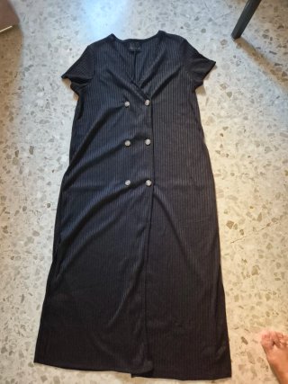 Vestido Largo Negro Lefties