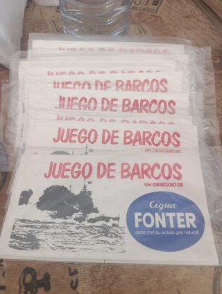 Lote 10 Juegos de Barcos Agua Fonter Antiguos